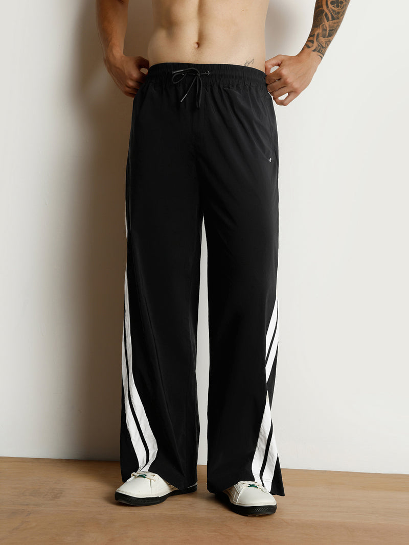 Black Drift Wide Leg Tracks - Men