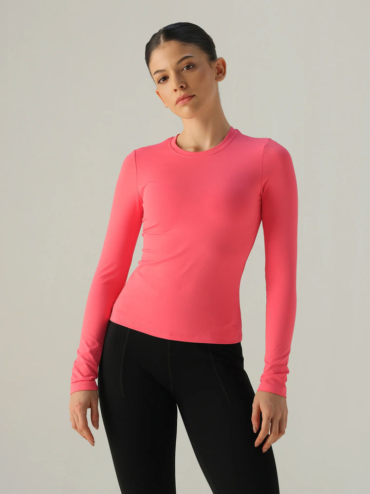 Coral Sculpt Crew Top