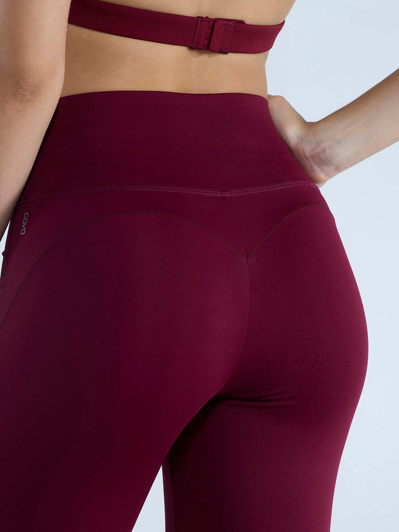 Cherry Contour Flared Leggings