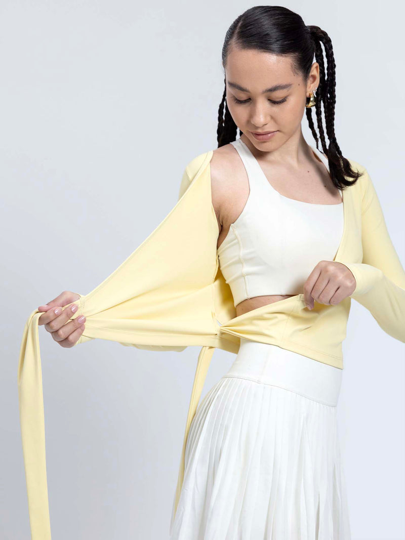 Butter Yellow ADPT™ Wrap Top