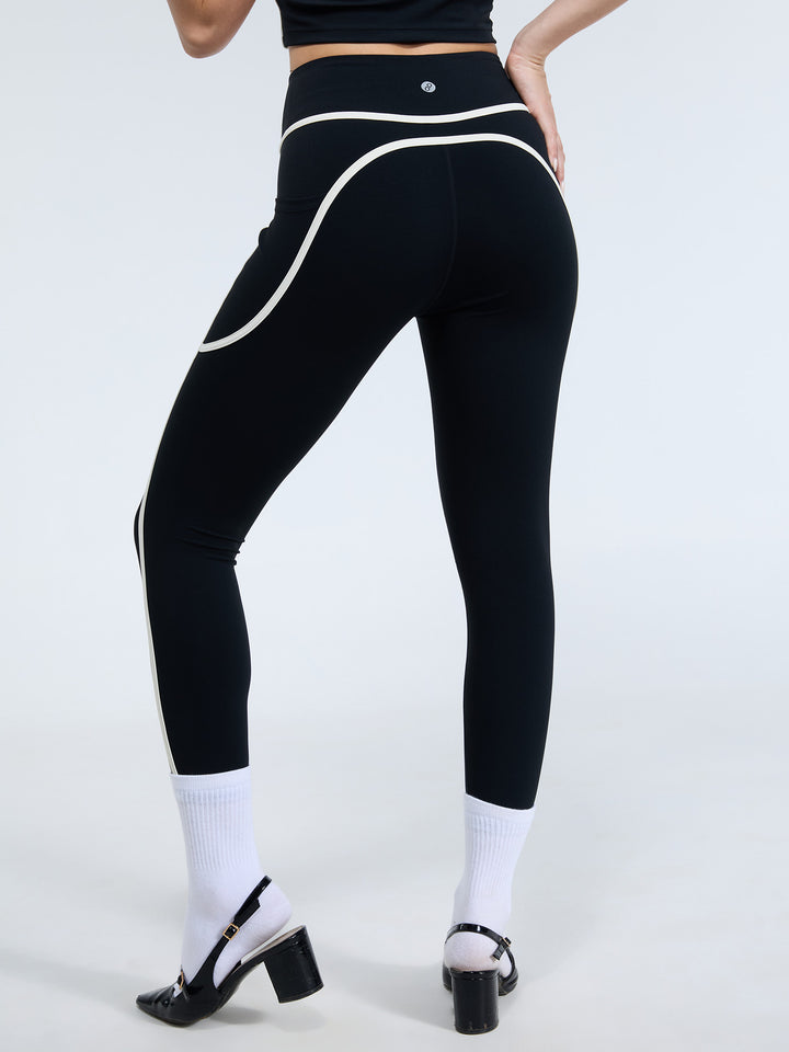 Aerial Contrast Leggings - Pack of 2