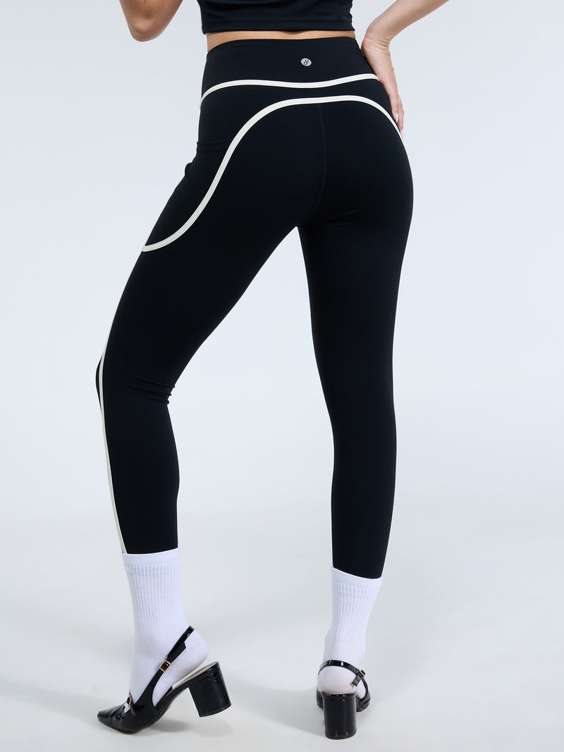 Aerial Contrast Leggings - Pack of 2