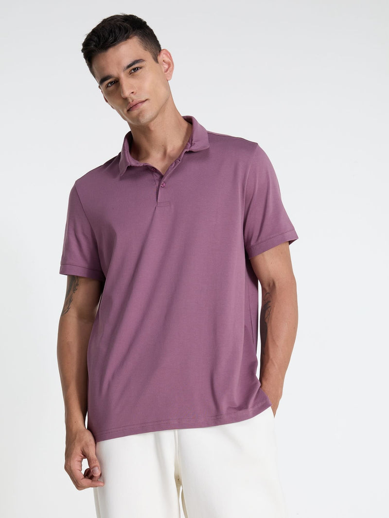 Thistle Supima Polo T-shirt - Regular Fit