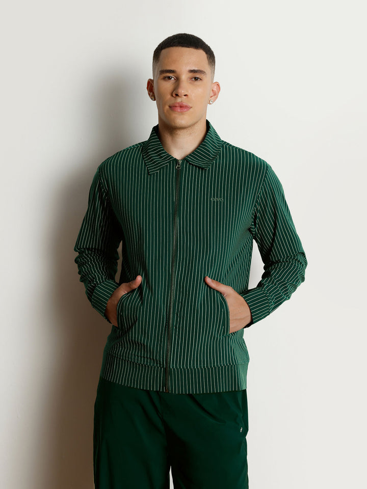 Pine Striped Shacket