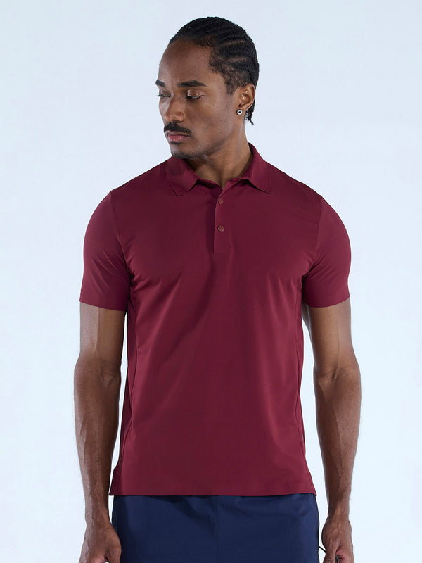 Burgundy Ace Bond Polo
