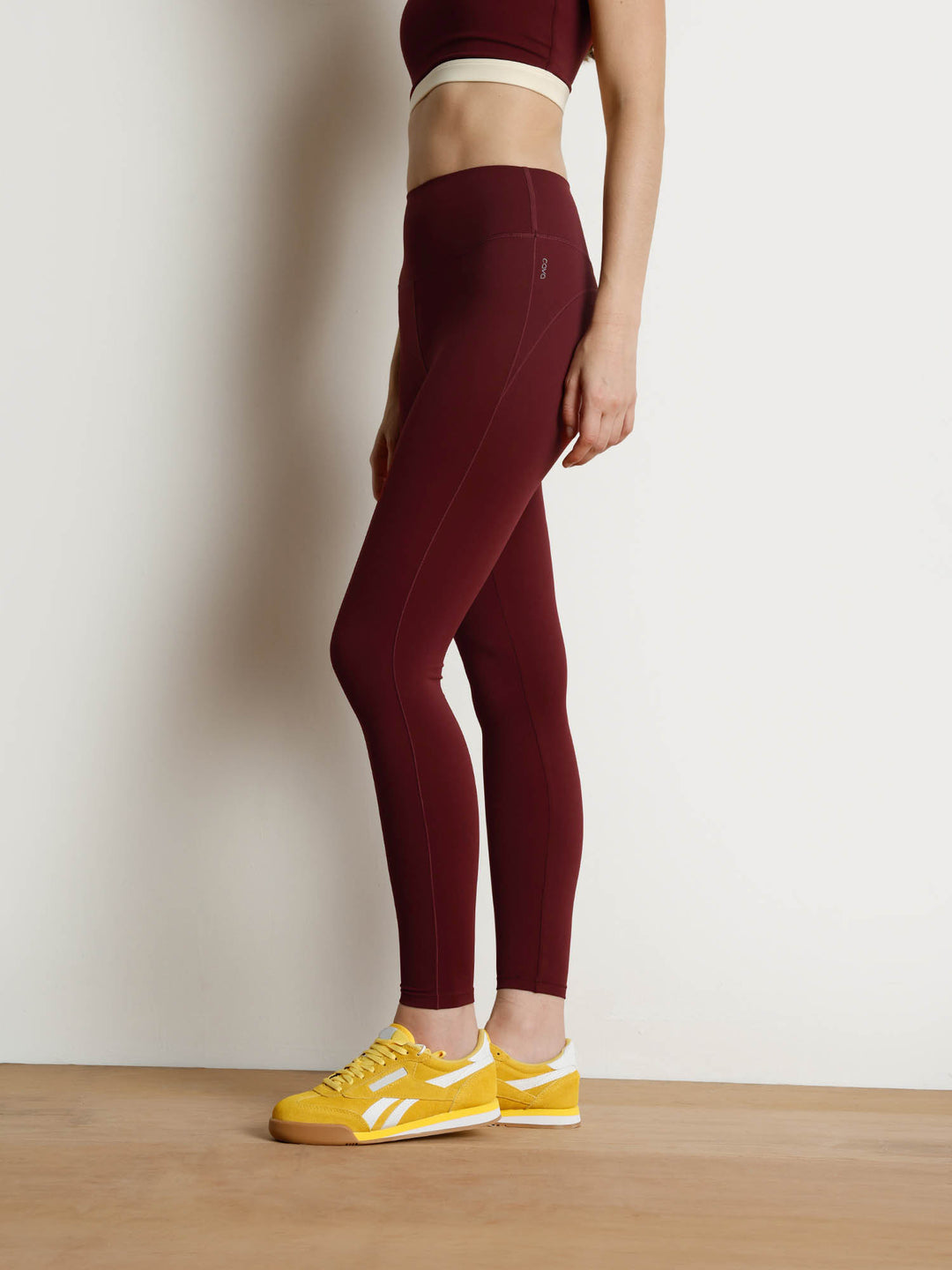 Maroon Contour Snug Leggings