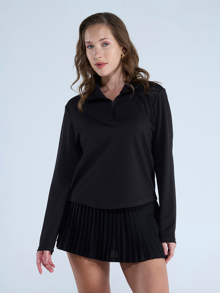 Black Adaptive Quarter Zip