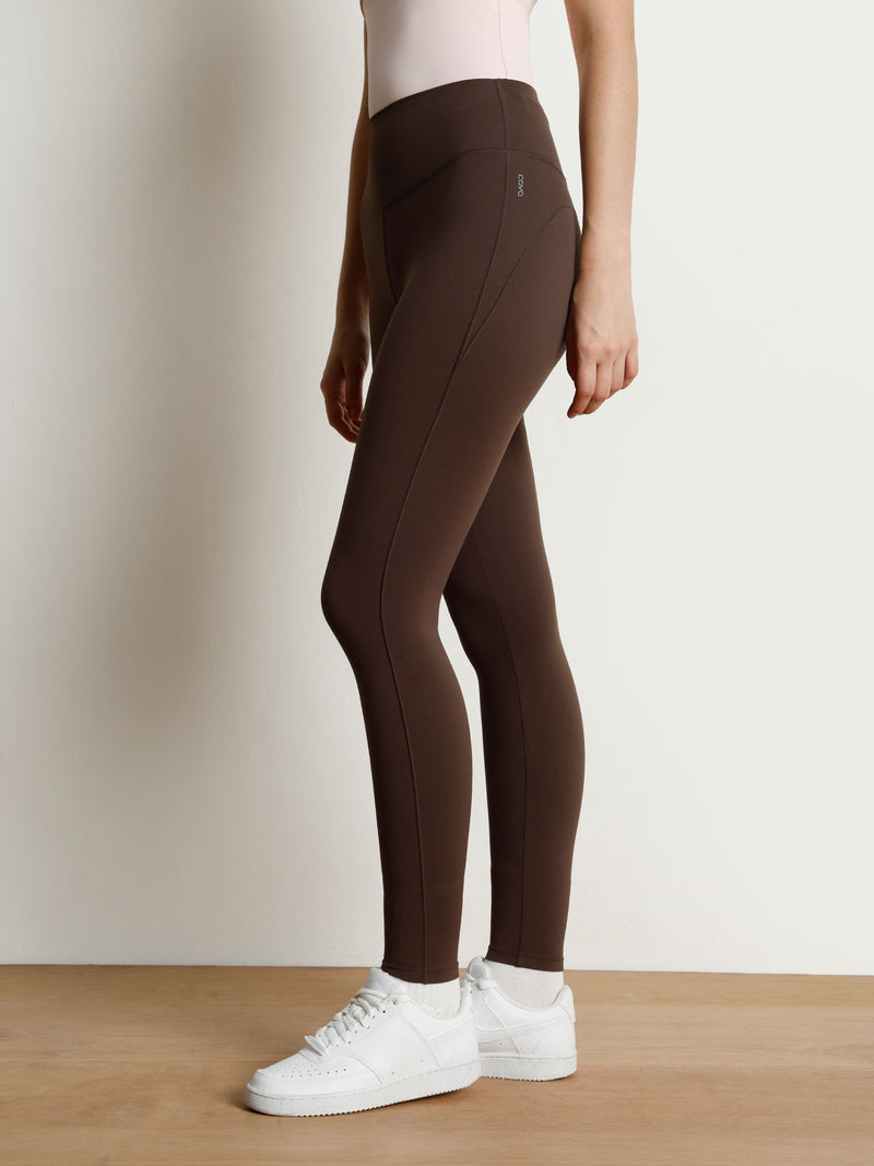 Brown Contour Snug Leggings