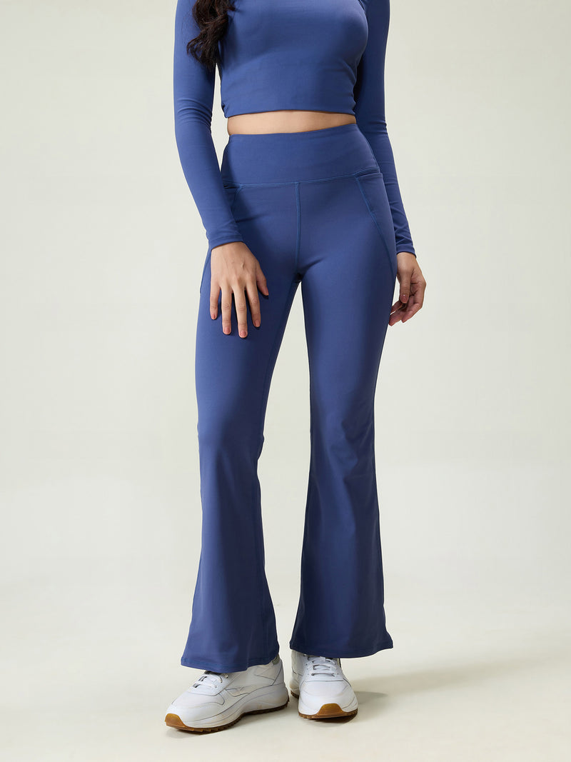 Navy Sculpt Bootcut Leggings