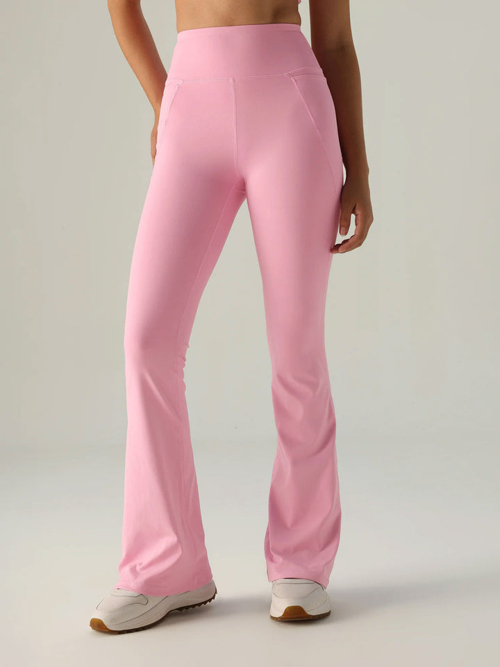 Pink Sculpt Bootcut Leggings
