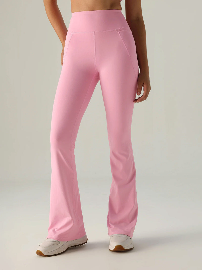 Pink Sculpt Bootcut Leggings