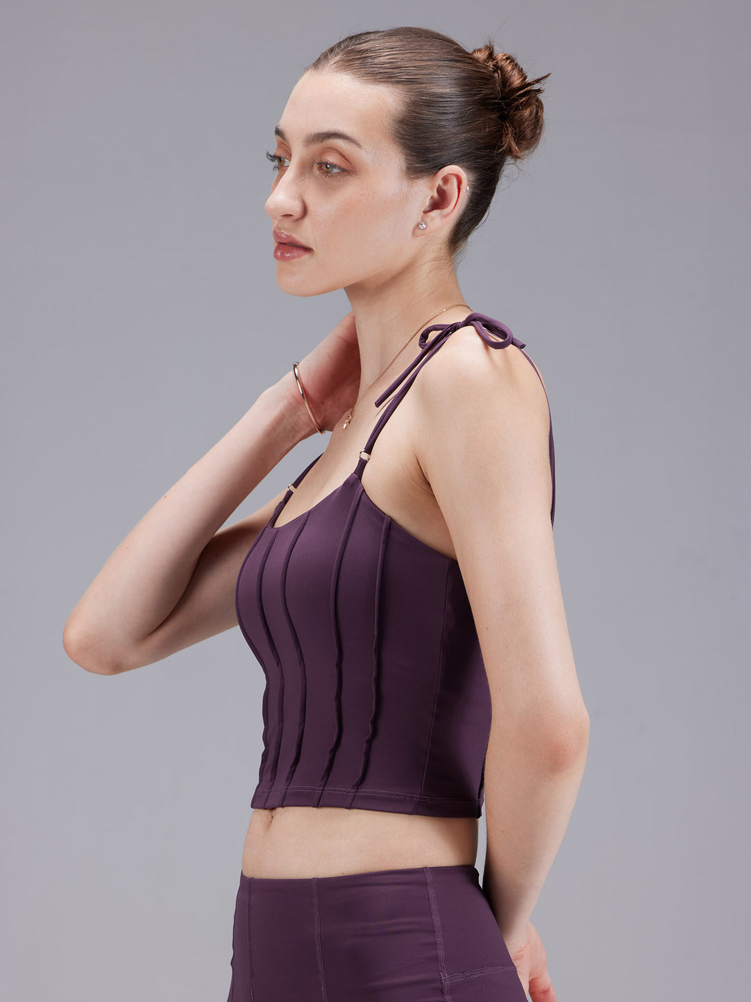 Grape Knot-It Corset Top