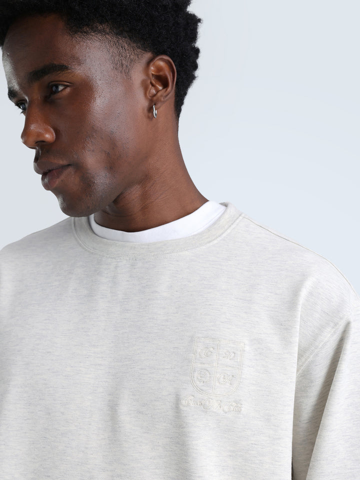Grey Melange Everywear Sweatshirt