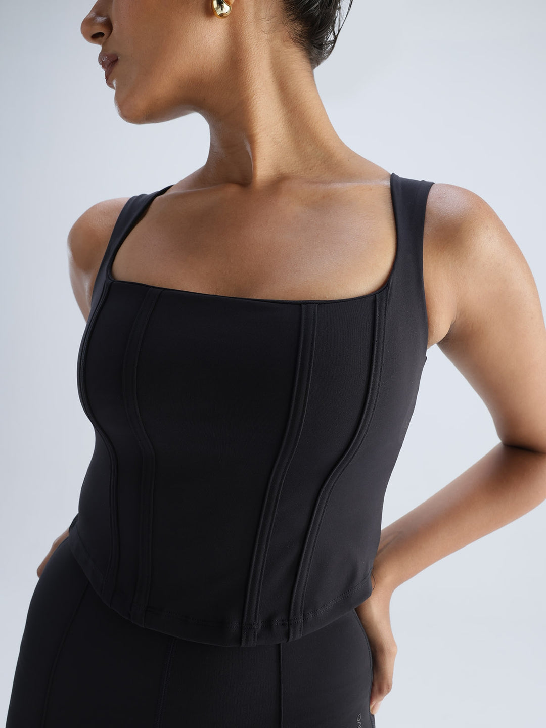 Black Club Corset Top