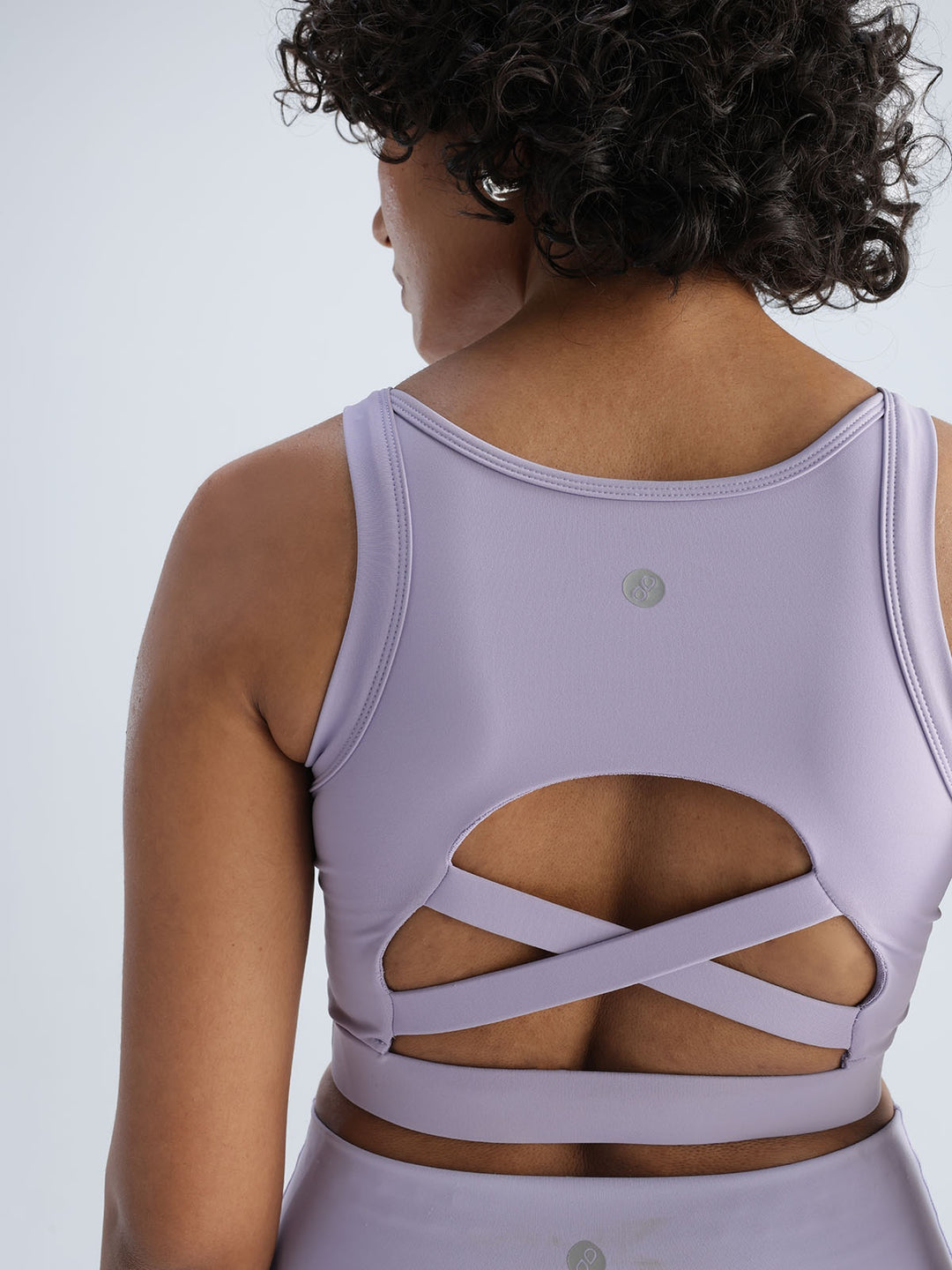 Lilac Hyper Mesh Sports Bra