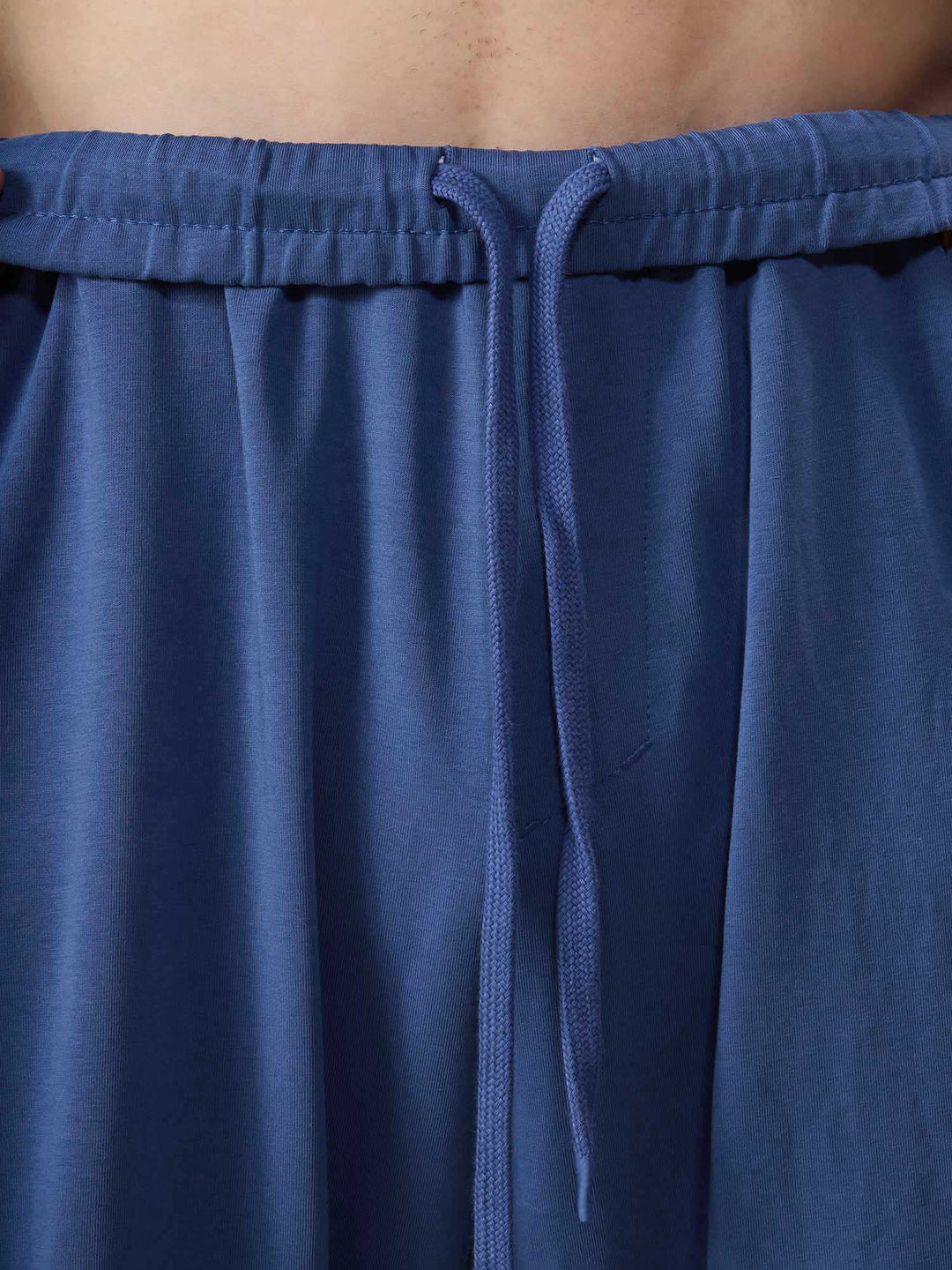 Blue Wide Leg Joggers