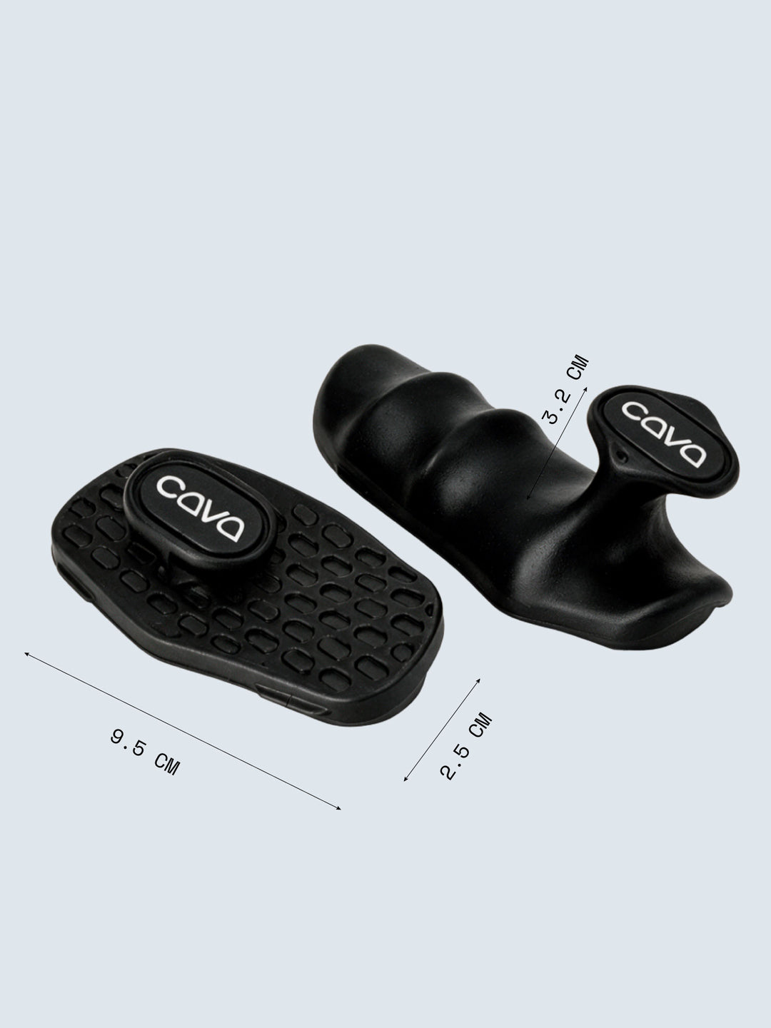 Black Cava Training Hand Grips
