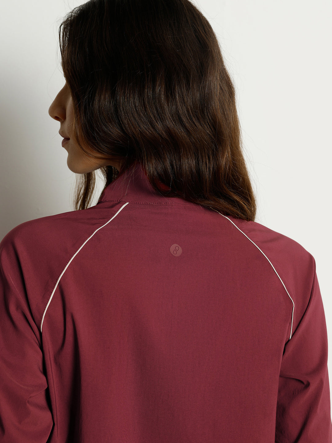 Maroon Rally Quarter Zip Jacket