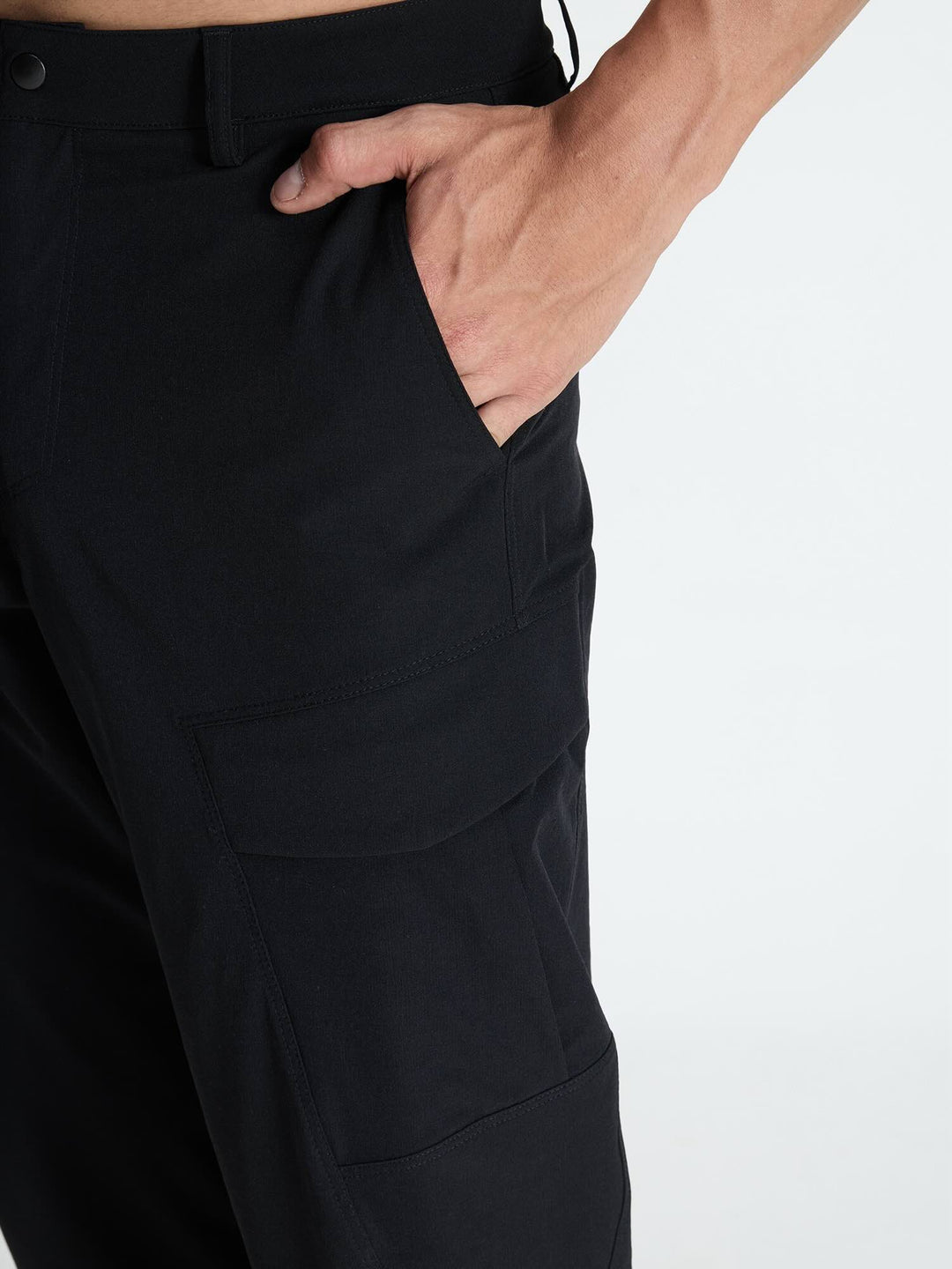 Black Stride Cargo Pants