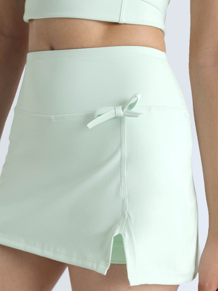 Mint Soft Knot Skorts