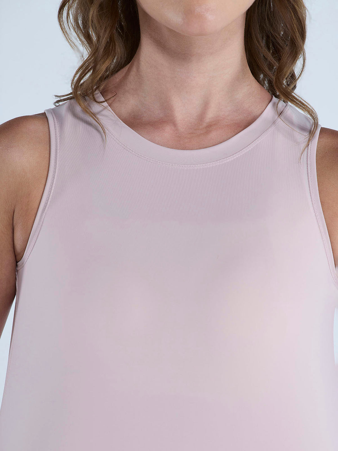 Blush Overlap Tank