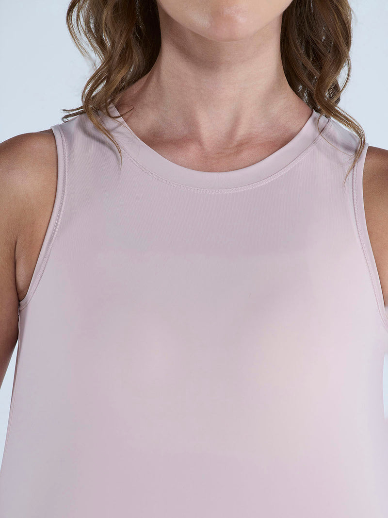 Blush Overlap Tank