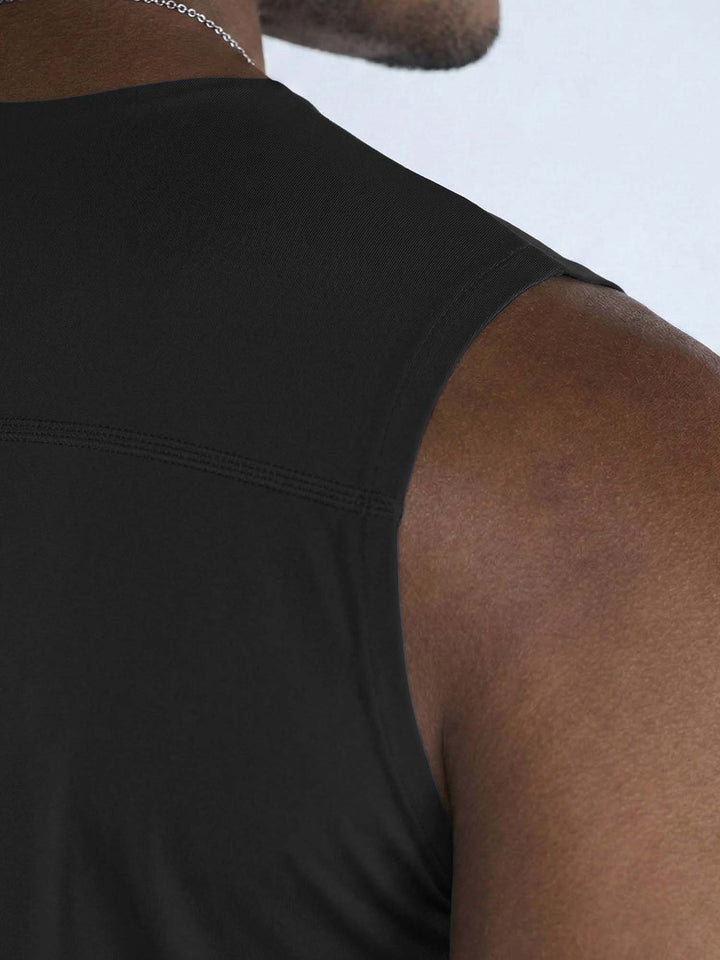 Black Ozone Sleeveless Tank