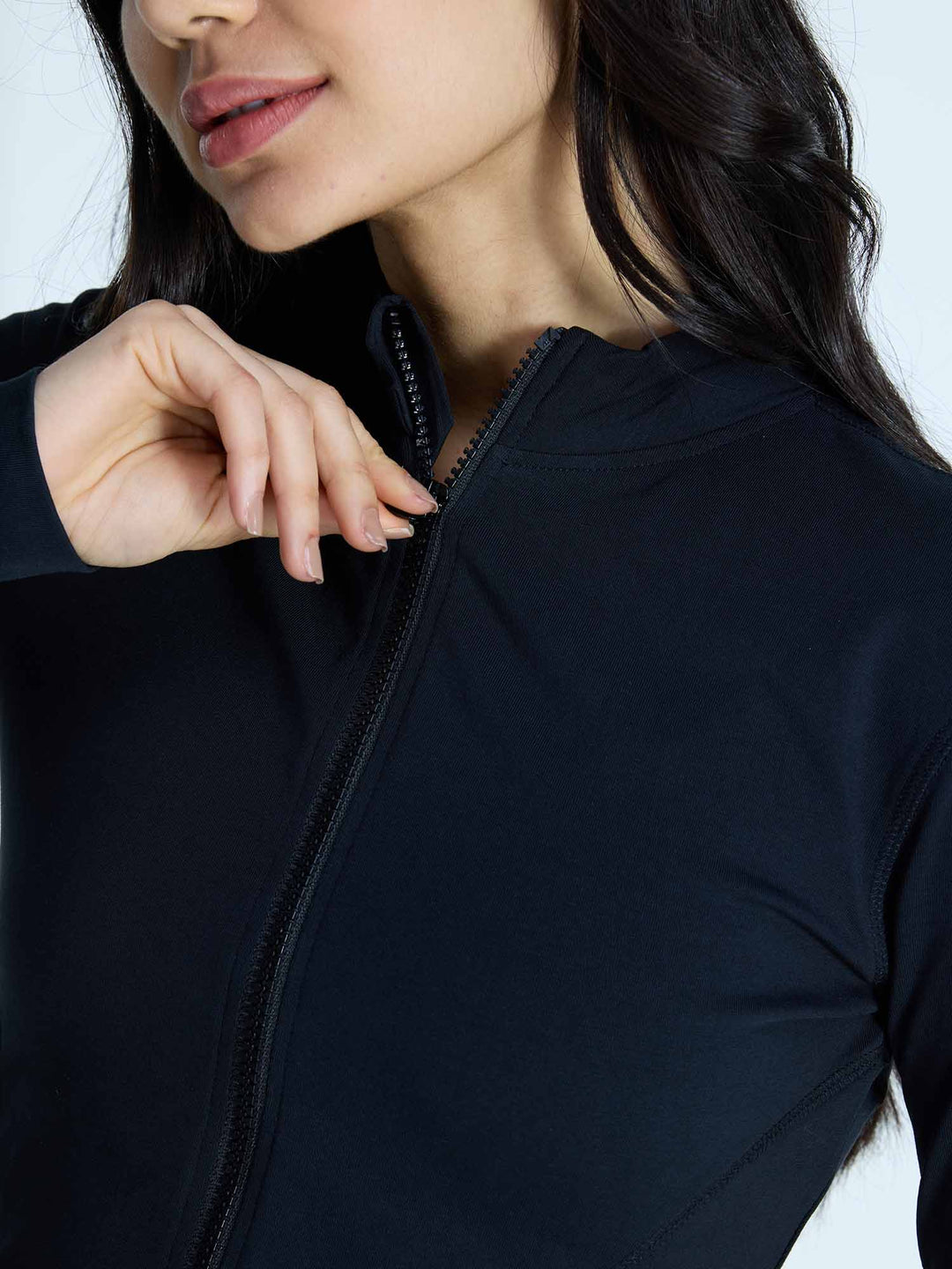 Black Cotton Recovery Jacket