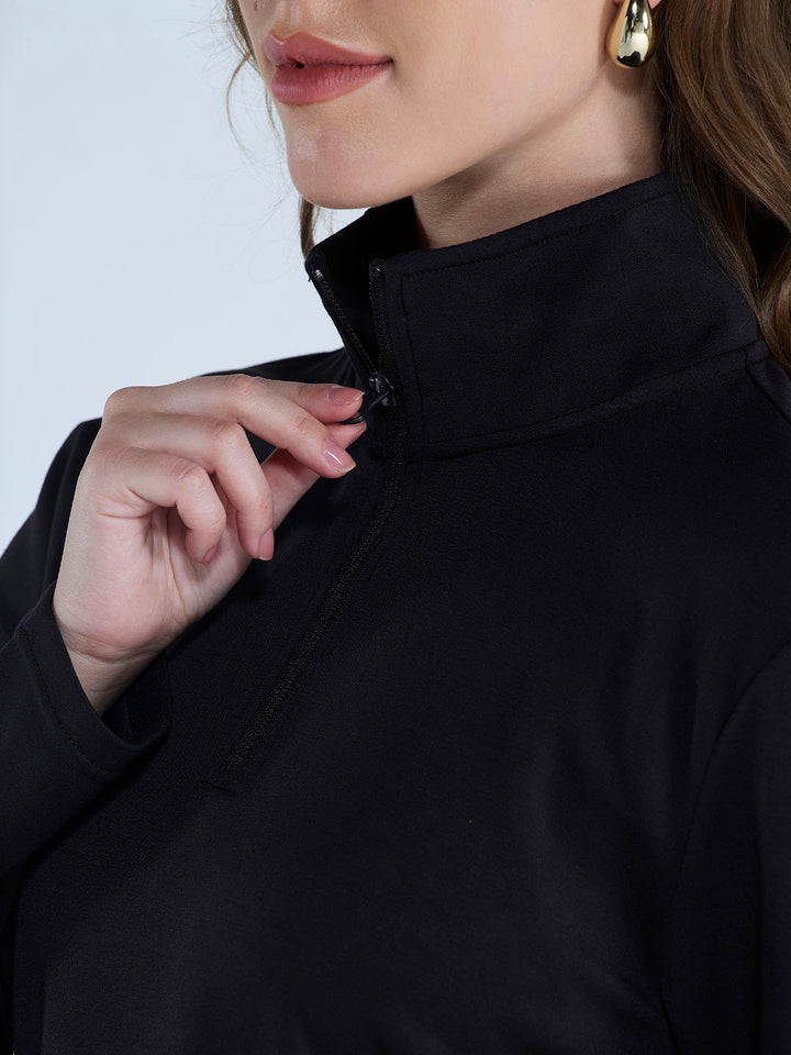 Black Adaptive Quarter Zip