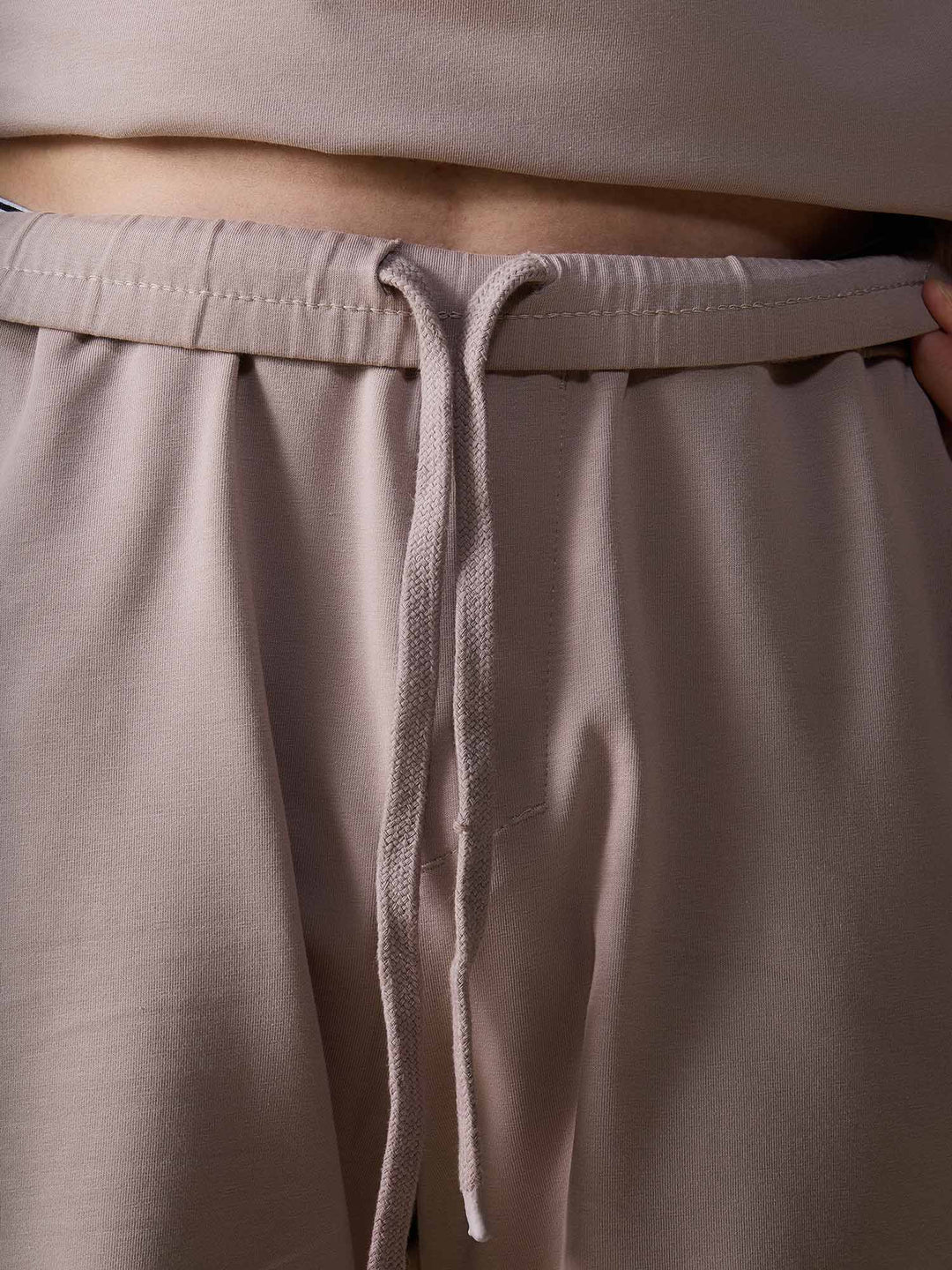 Dusty Pink Cotton Leisure Shorts