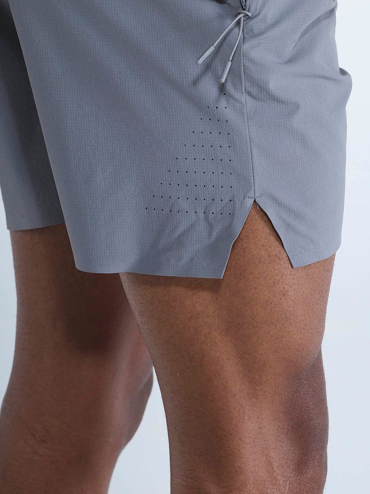 Grey 5" Train-In Shorts