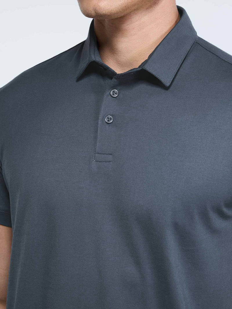 Ash Supima Polo T-Shirt - Regular Fit