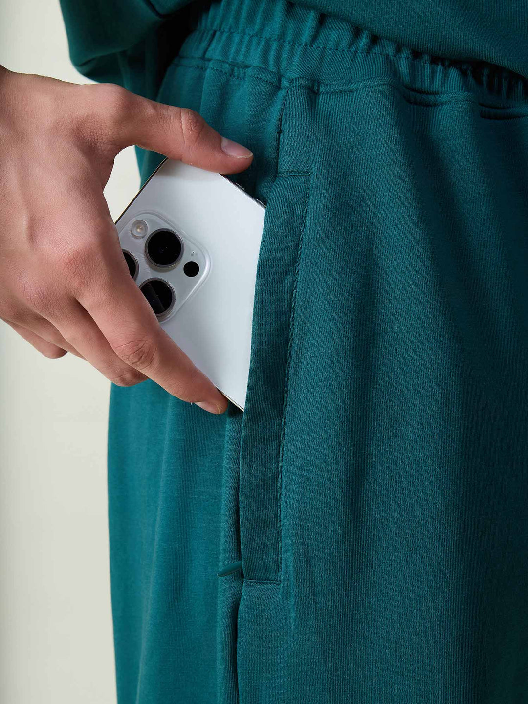 Green Wide Leg Joggers