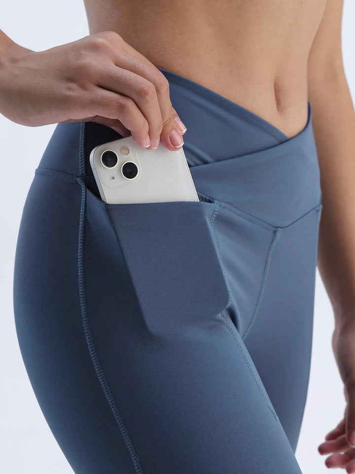 Steel Blue Hourglass Snug Leggings
