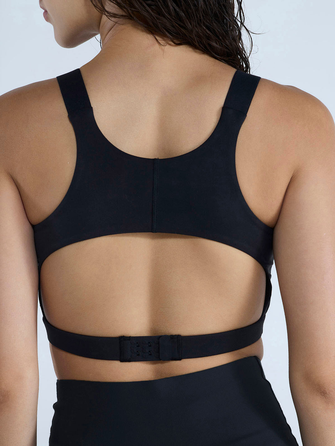 Black Studio Compression Sports Bra