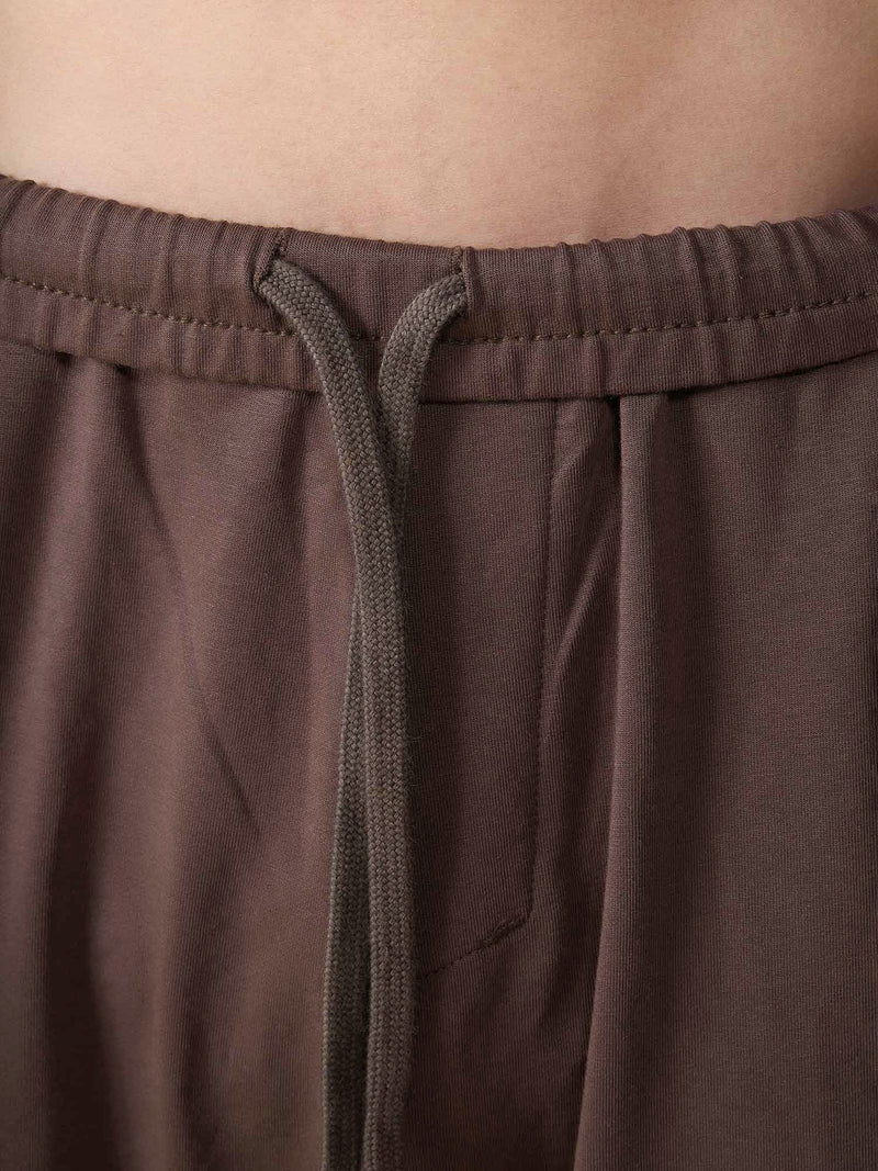Brown Wide Leg Joggers
