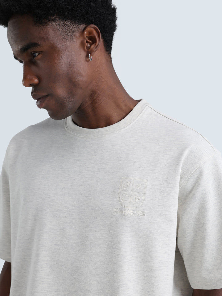 Grey Melange Everywear Leisure Tee