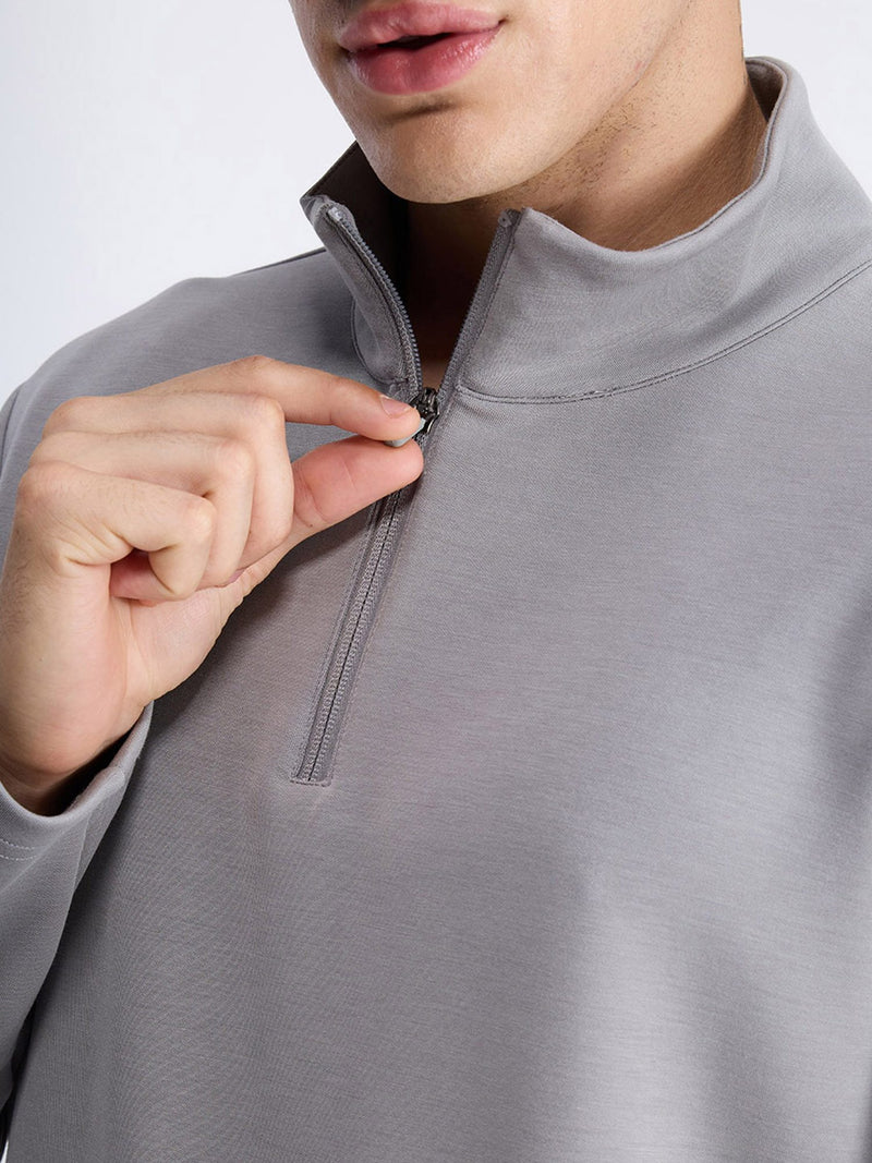 Grey Mello Quarter Zip