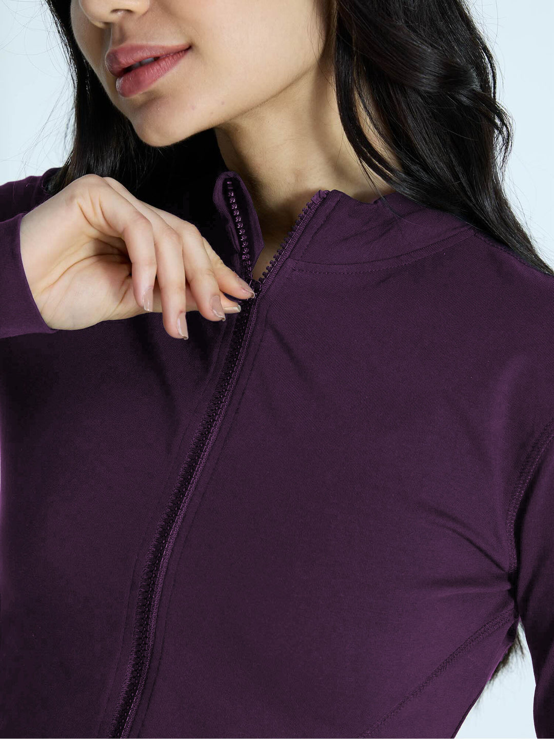 Plum Cotton Recovery Jacket