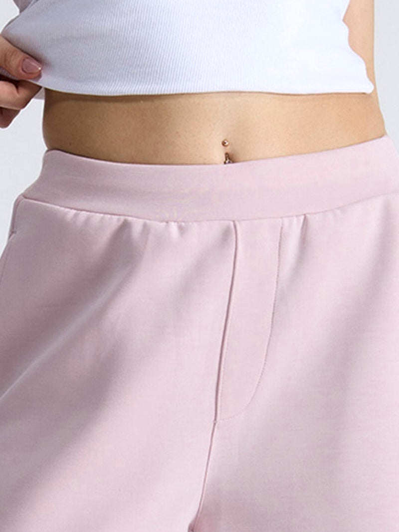 Blush Mello Wide Leg Joggers - Women