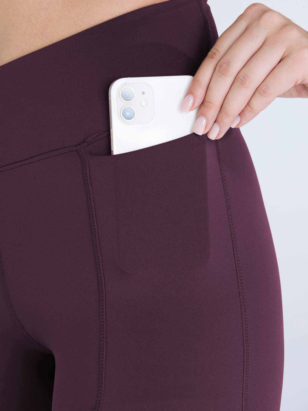Wine Hourglass Snug Leggings