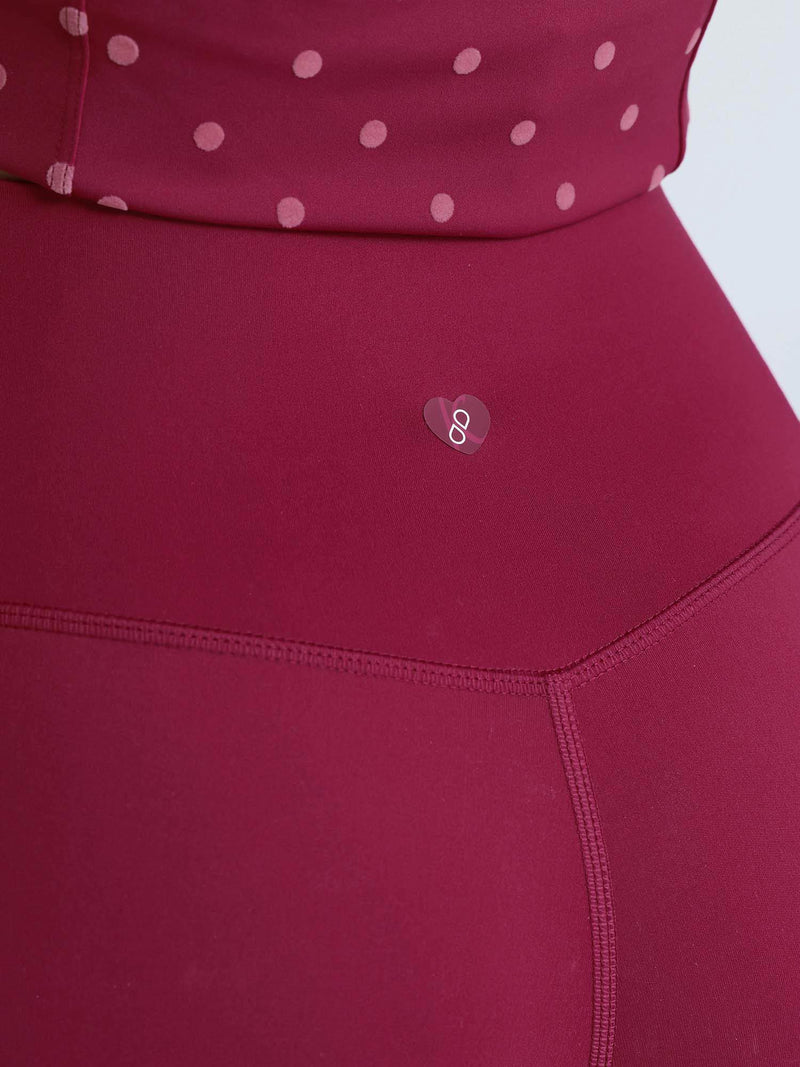 Berry Ruched Capri