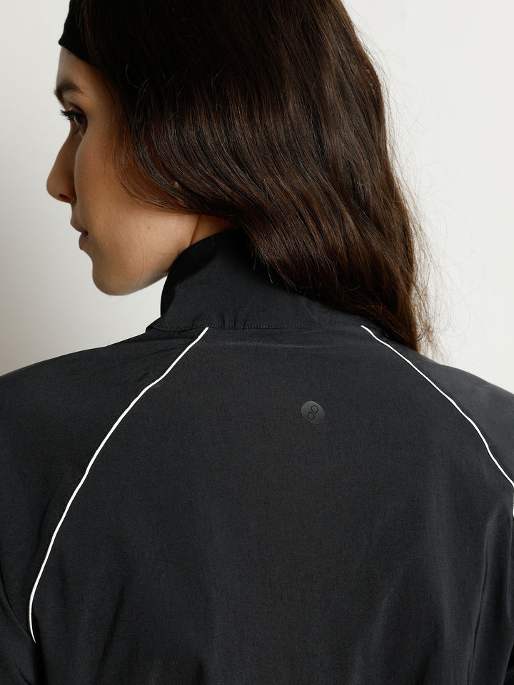Black Rally Quarter Zip Jacket