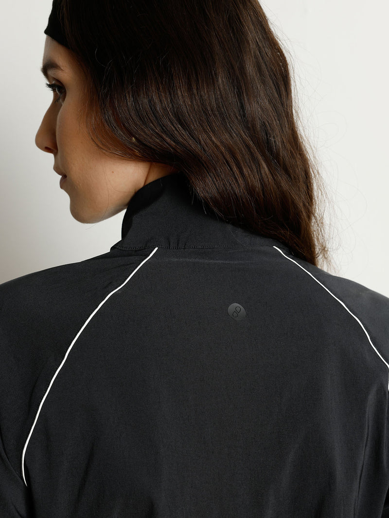 Black Rally Quarter Zip Jacket