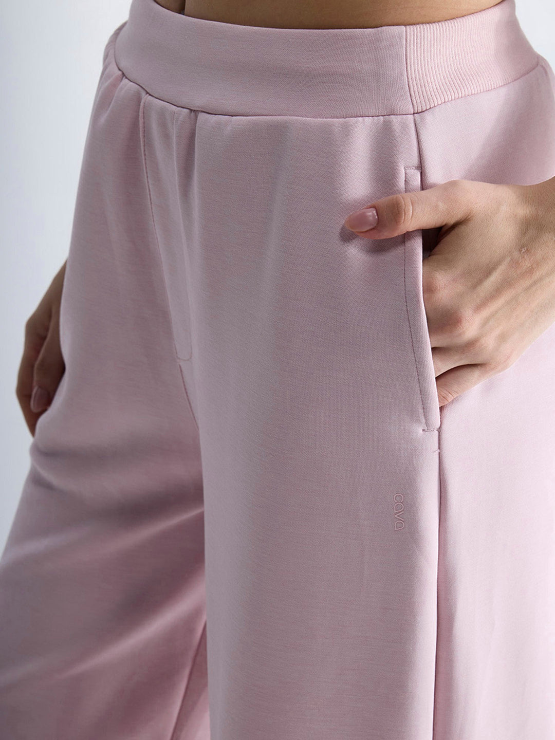 Blush Mello Wide Leg Joggers - Women