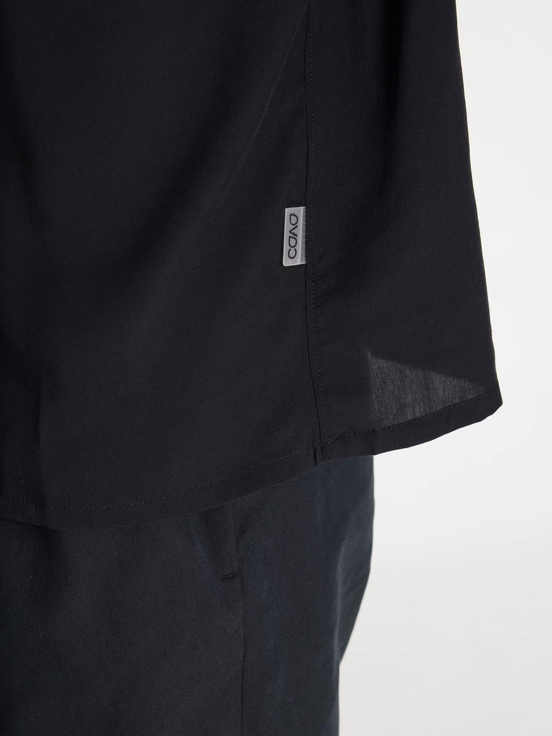 Black Airy Resort Shirt