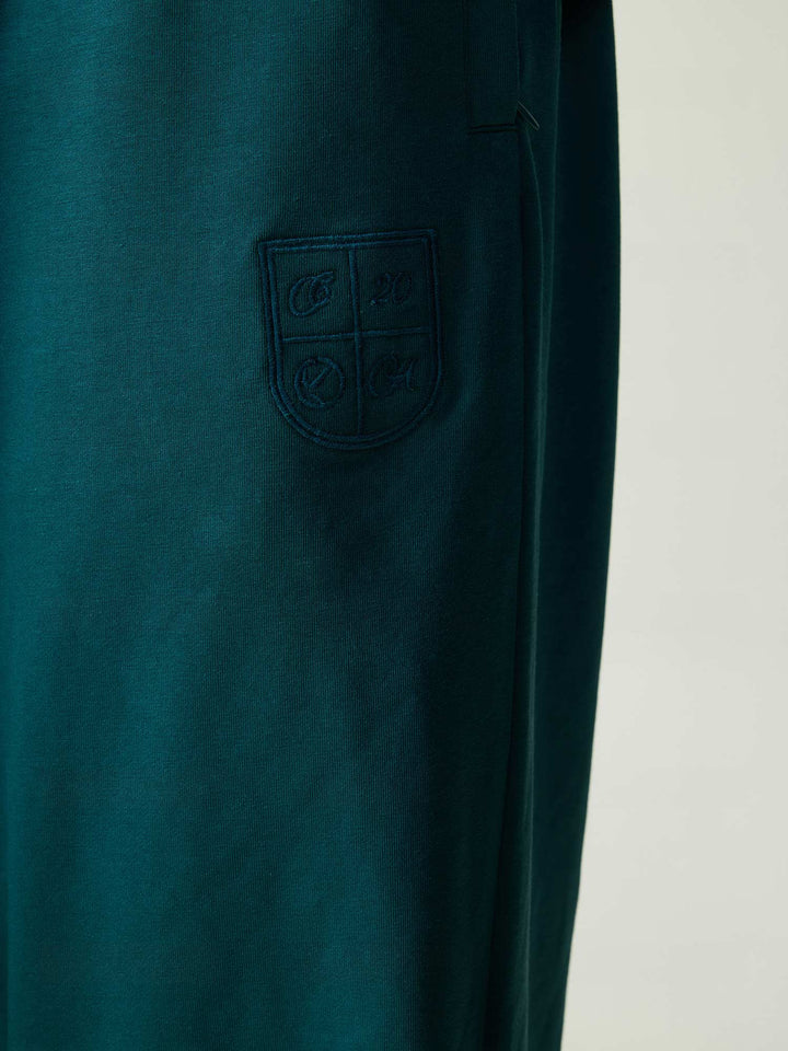 Green Wide Leg Joggers