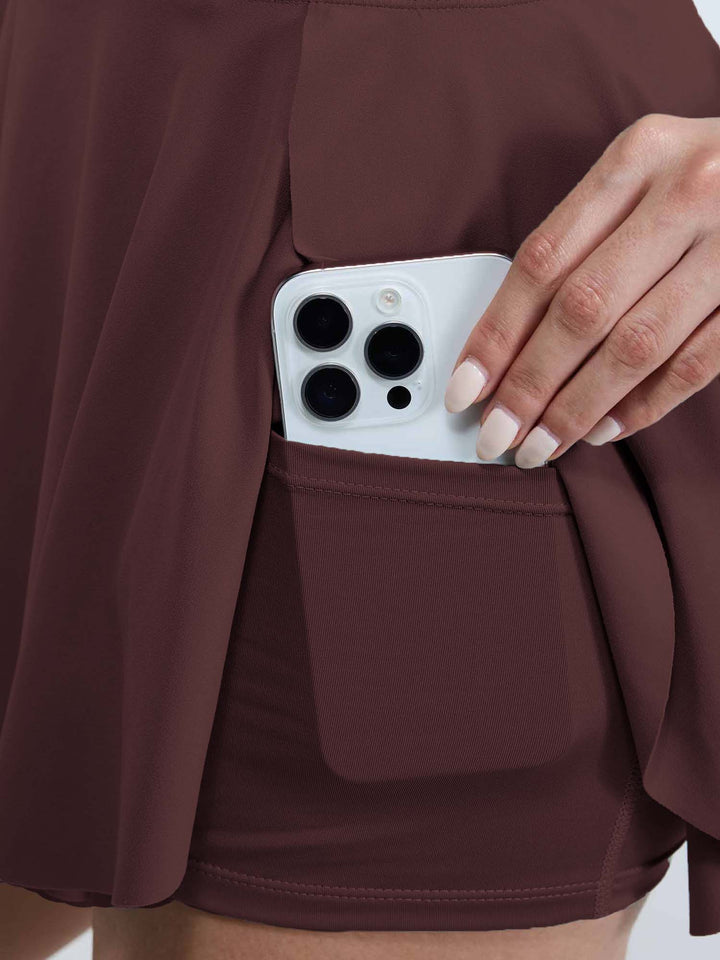 Toasted Swirl Tennis Skorts