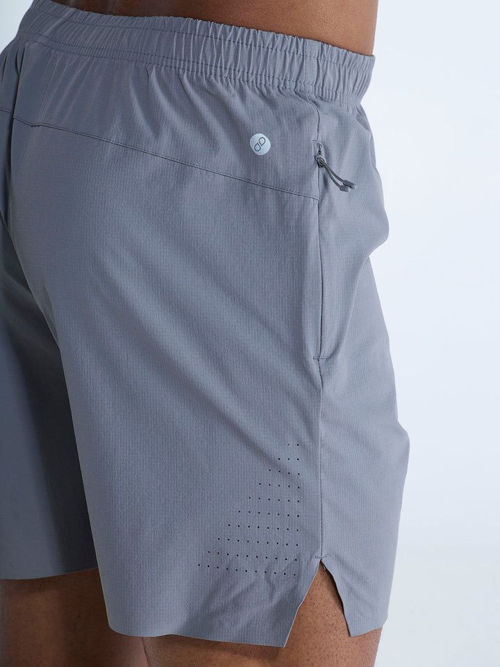 Grey 5" Train-In Shorts