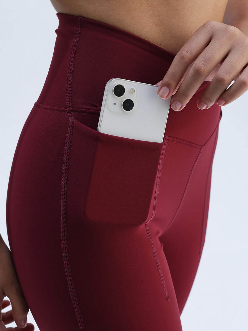 Cherry Hourglass Flared Leggings